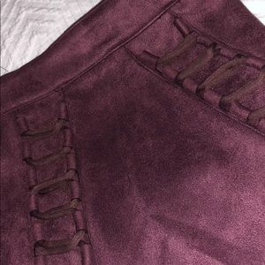 LF Skirts - LF Suede Bodycon Skirt LF Skirts - LF Suede Bodycon Skirt